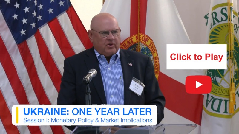 Ukraine One Year Later - Session 1 Day 2 Monetary Policy & Market Implications - Major General David Scott Gray, US Air Force (retired)