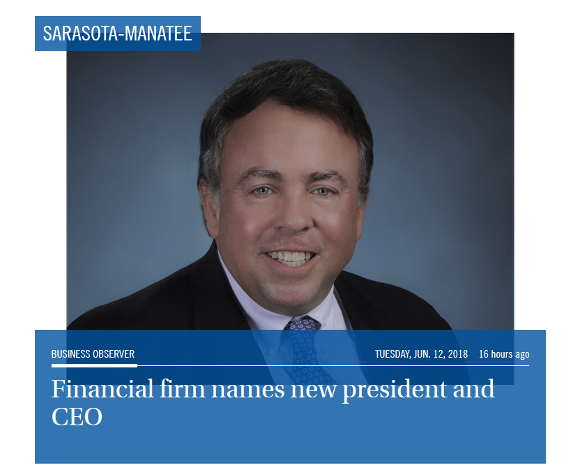 John Mousseau, President and CEO of Sarasota-based financial management firm Cumberland Advisors