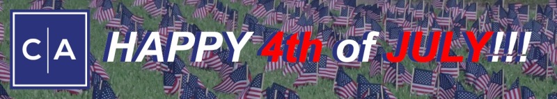Cumberland Advisors USA Flags - 4th of July 2023