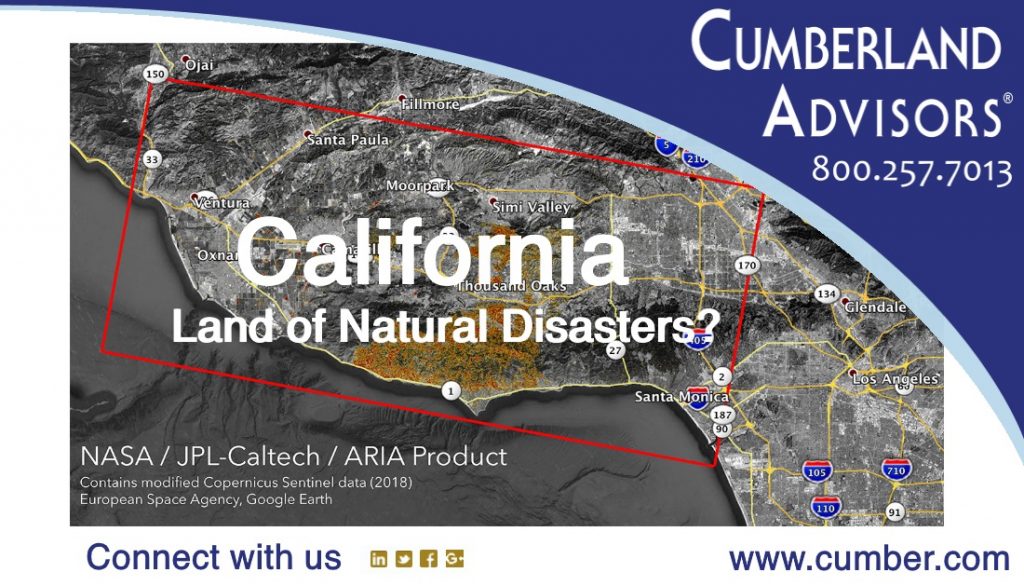Market Commentary - Cumberland Advisors - California, Land of Natural Disasters