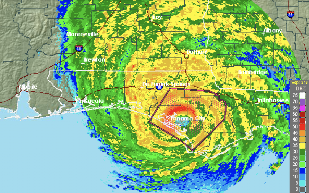 Hurricane Michael ravaged the town of Mexico Beach, Fla
